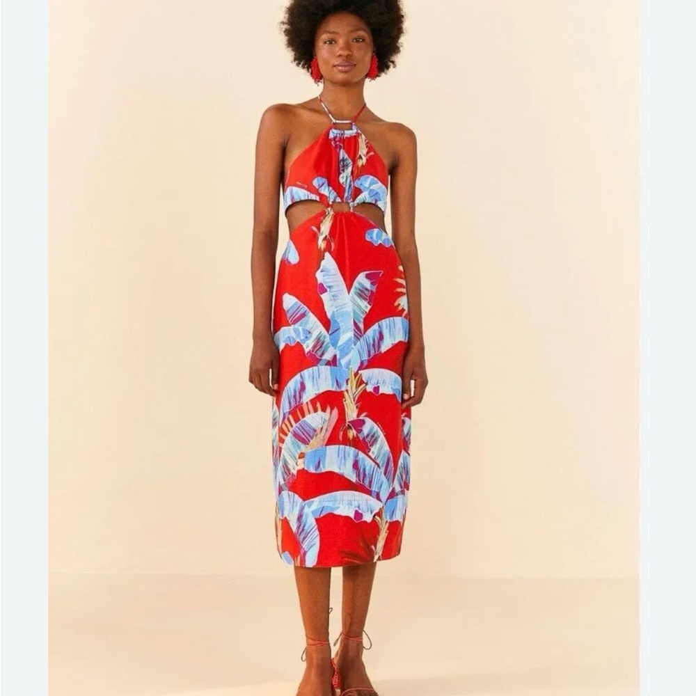 Beautiful Farm Rio cut out dress